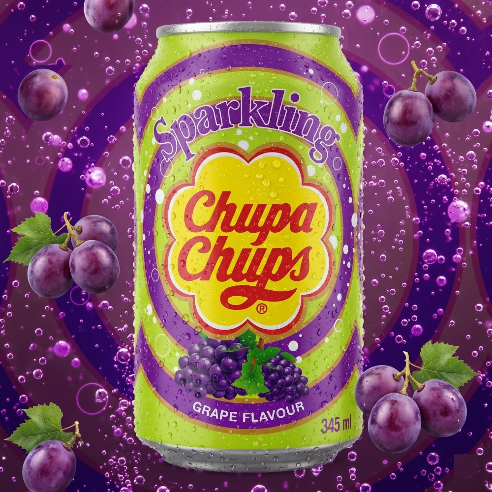 Bebida Chupa Chups Sparkling UVA 345ml. x 24u. - Imagen 7