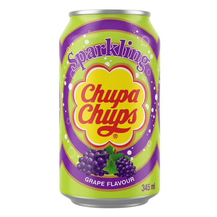 Bebida Chupa Chups Sparkling UVA 345ml. x 24u.