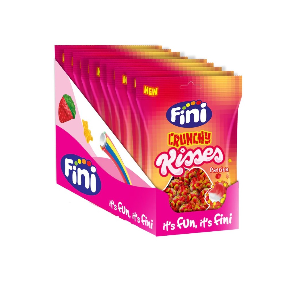 Bolsita Fini PASSION Crunchy Kisses 75gr x 12 unidades - Imagen 7