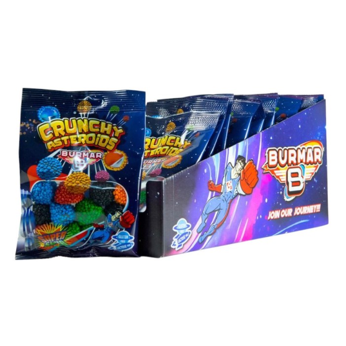 Burmar Crunchy Asteroides Surtidos bolsita 100gr. x 14u.