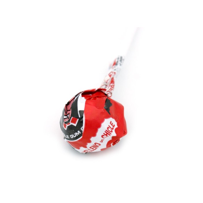 Caramelo con palo Drácula relleno de chicle bolsita 85gr. - Imagen 2