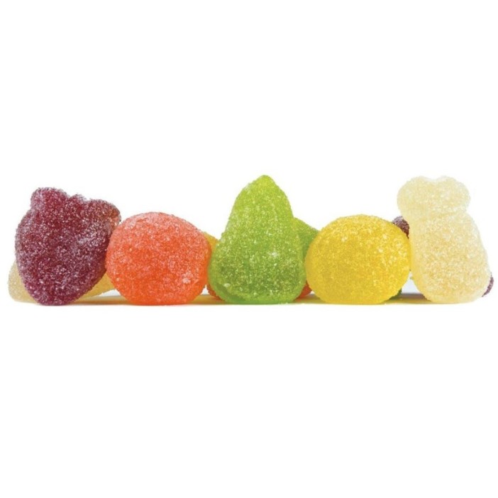Caramelos de goma Burmar Fruta vegana surtida azúcar 1kg.
