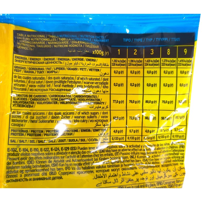 Caramelos de goma Damel Osos frambuesa picantes 1kg. - Imagen 4