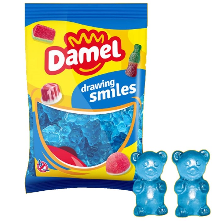 Caramelos de goma Damel Osos frambuesa picantes 1kg.