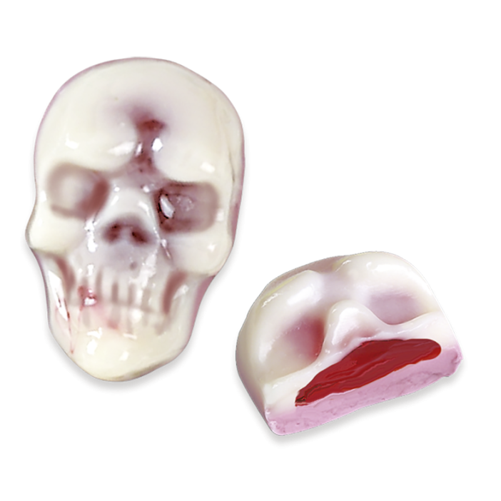 Caramelos de goma Fini bolsa Calaveras rellenas 250u.