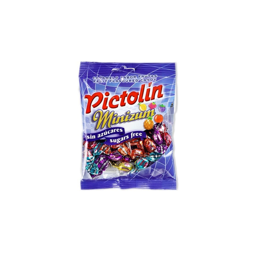 Caramelos Pictolín Minizum sin azúcar bolsita 65 gramos - Imagen 3