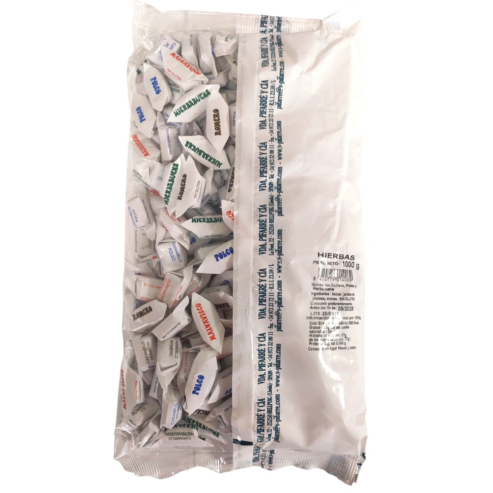 Pifarré Caramelos sabor hierbas bolsa de 1 kg. - Imagen 7