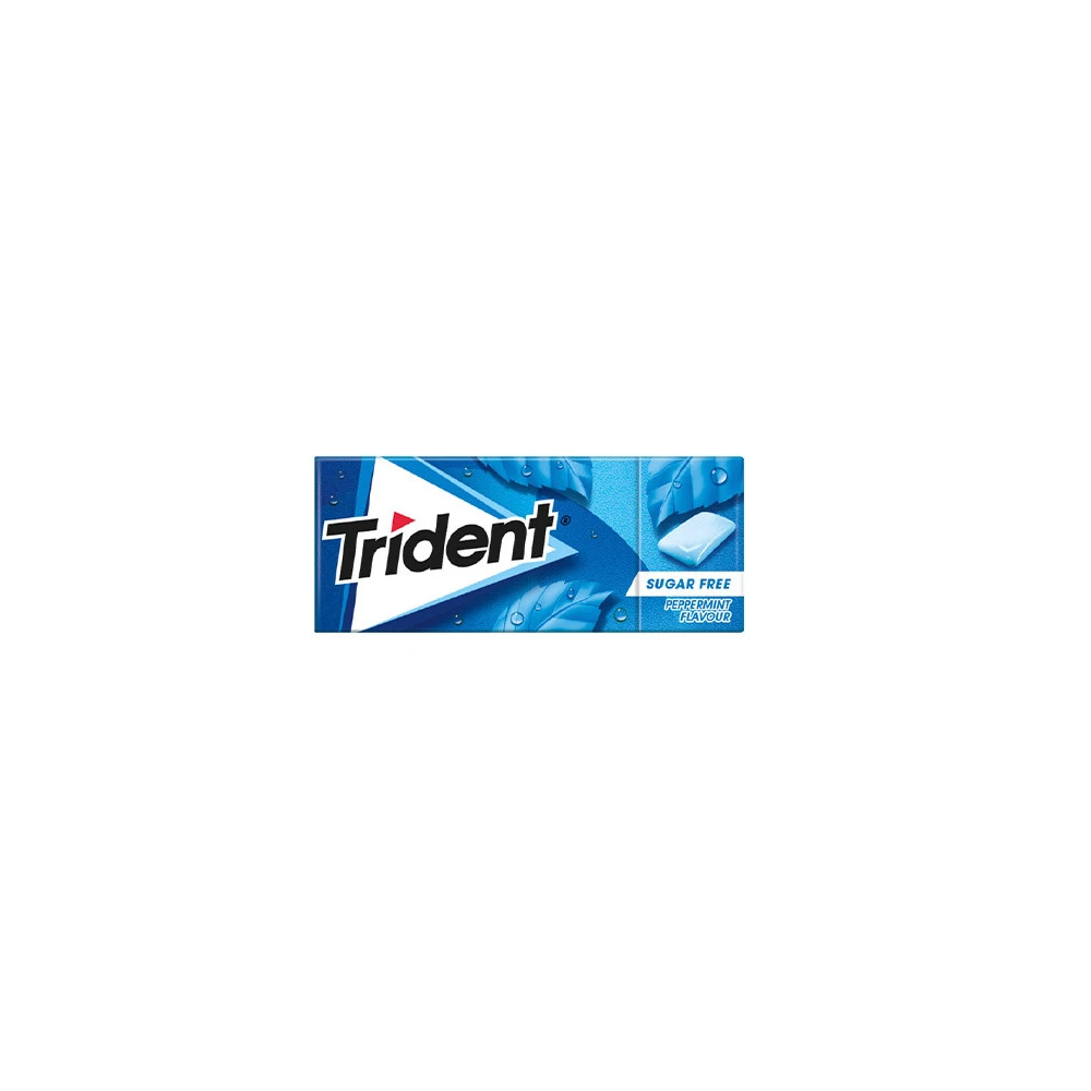 Chicles trident formato gragea sabor menta. 24u. - Imagen 4
