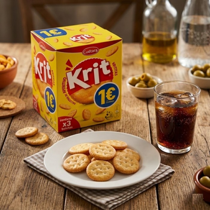 Cuetara Mini Krit Krititas 1€ 90gr. x 12u. - Imagen 2