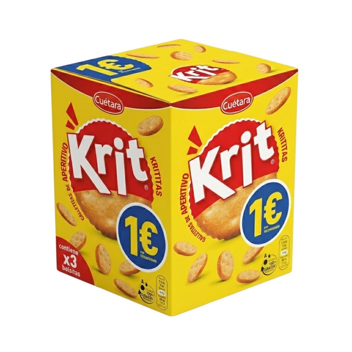 Cuetara Mini Krit Krititas 1€ 90gr. x 12u.