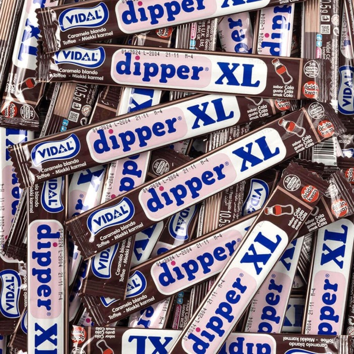 Vidal Dipper XL Caramelo masticable sabor a COLA 100u. - Imagen 3