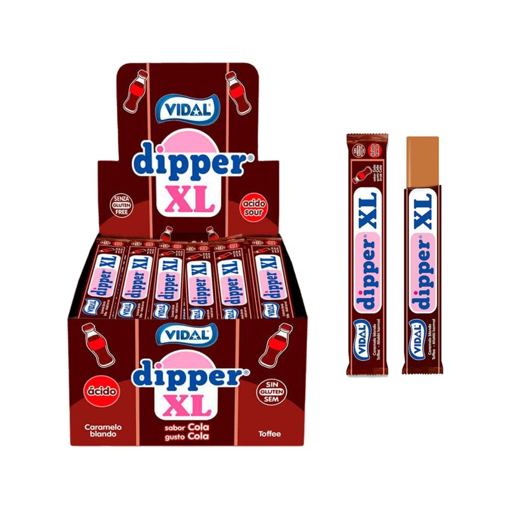 Vidal Dipper XL Caramelo masticable sabor a COLA 100u. - Imagen 5