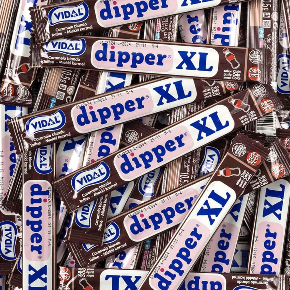 Vidal Dipper XL Caramelo masticable sabor a COLA 100u. - Imagen 7