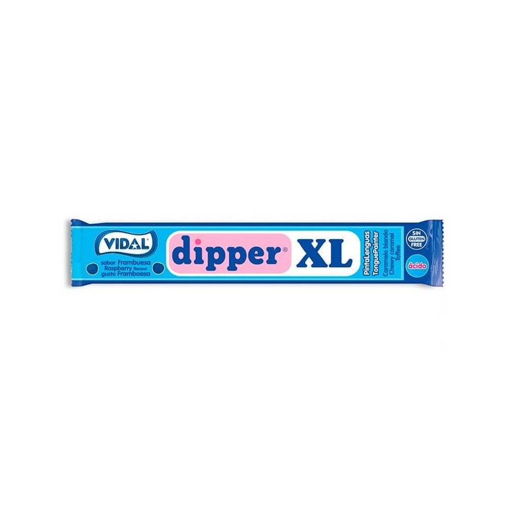Vidal Dipper XL Caramelo masticable sabor a FRAMBUESA 100u. - Imagen 6