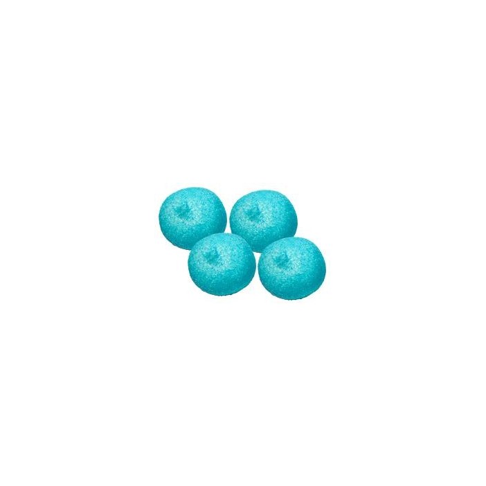 Esponjas bulgari bolas azules 100 unidades.