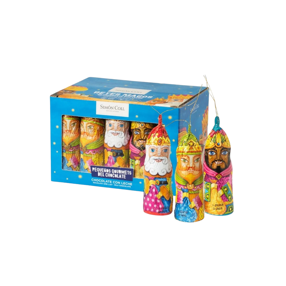 Simón Coll Reyes Magos de chocolate con hilo 25gr 20u. - Imagen 3