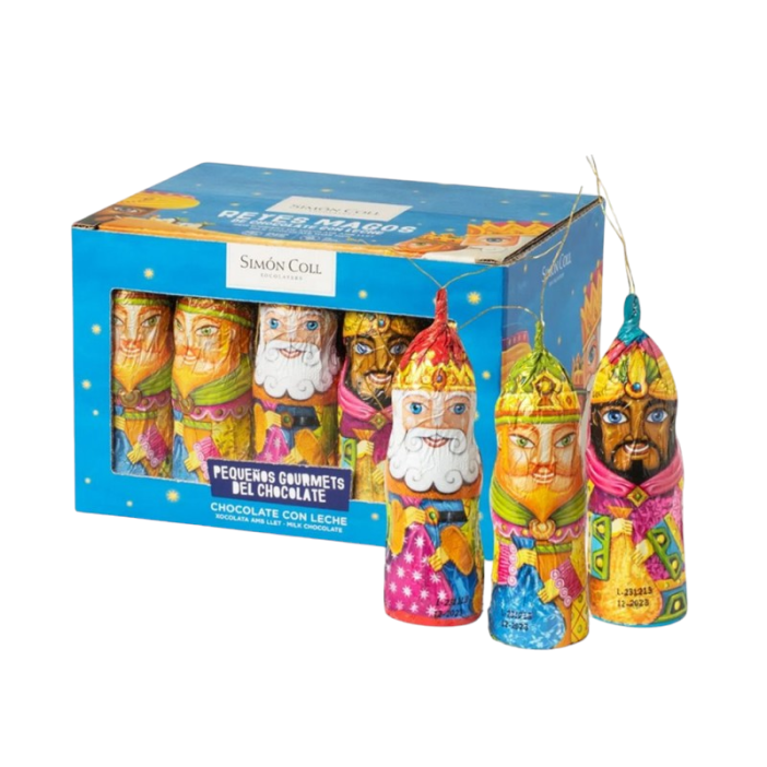 Simón Coll Reyes Magos de chocolate con hilo 25gr 20u.