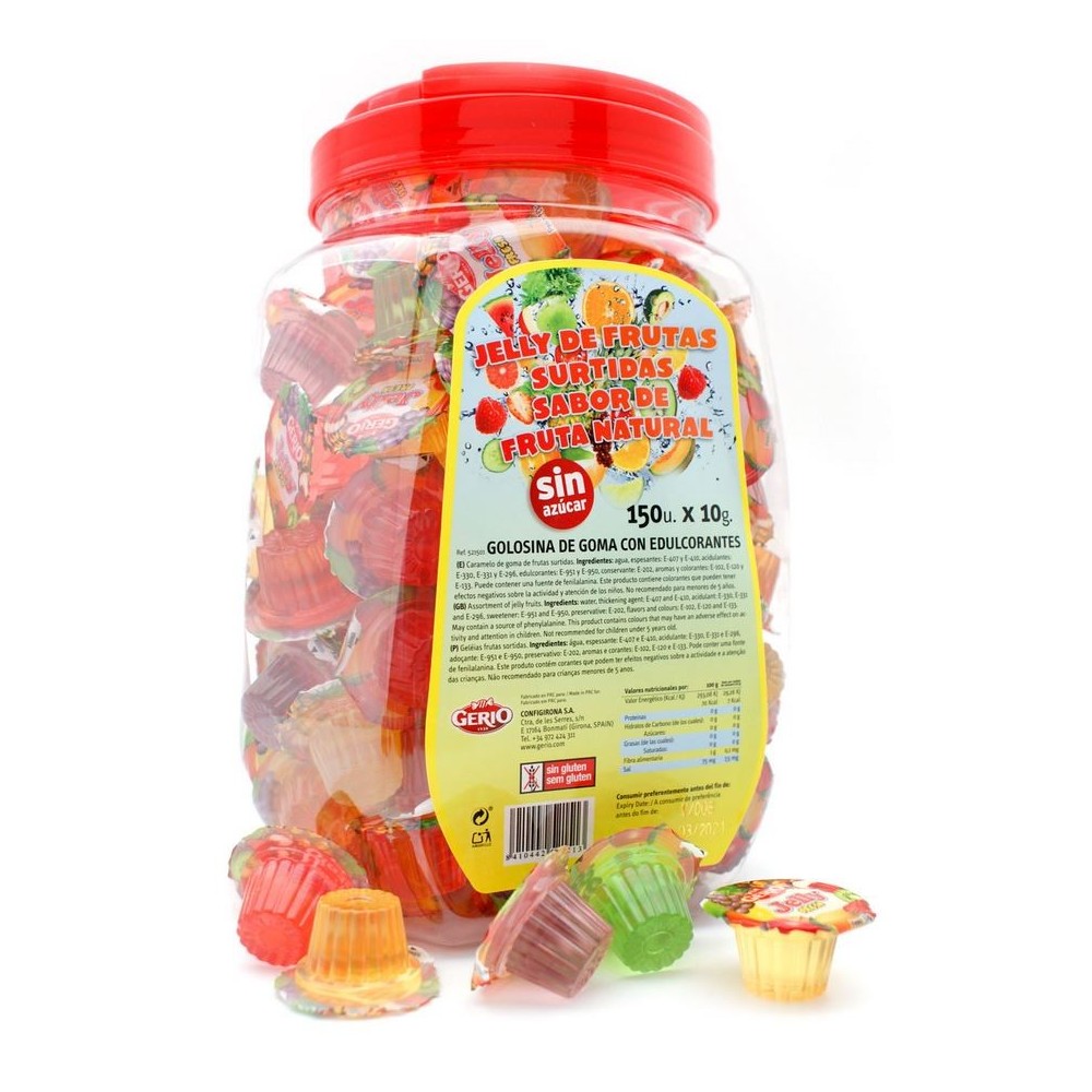 Gelatina en tarrinas con sabores surtidos de frutas 160u. - Imagen 7