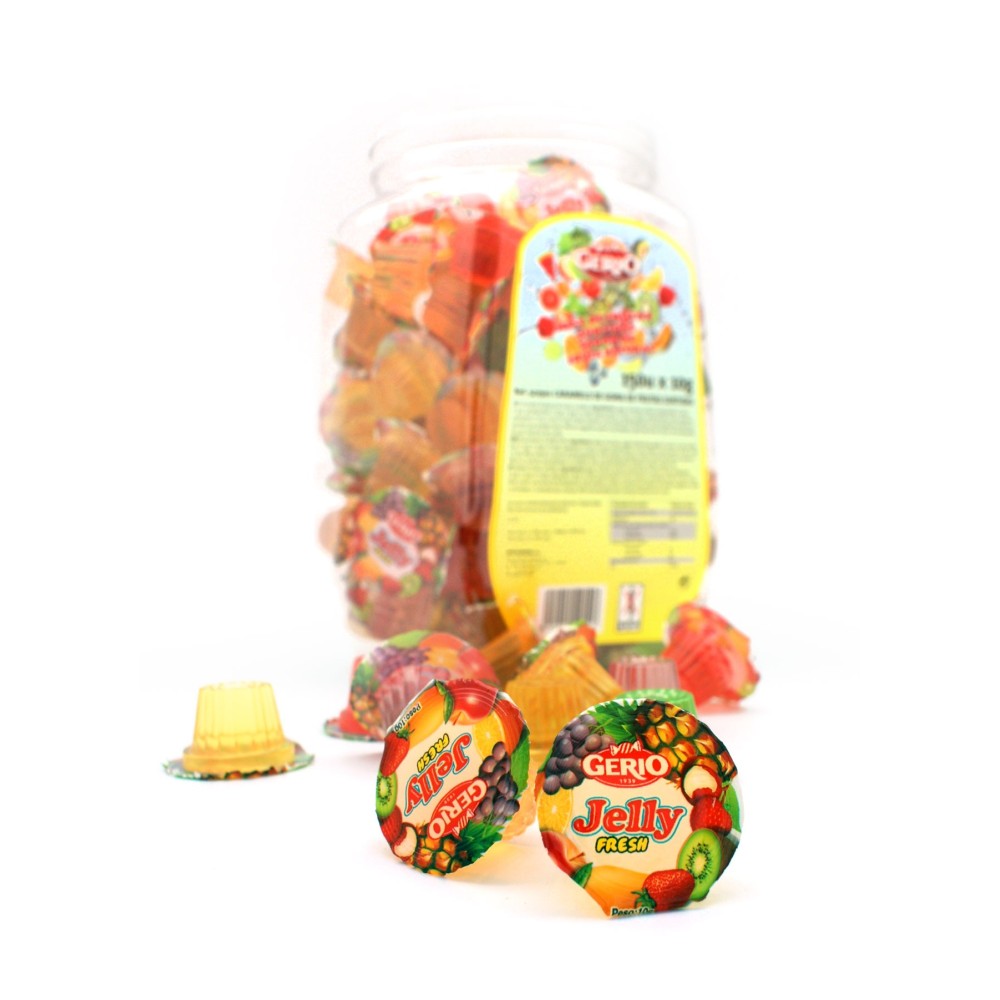 Gelatina en tarrinas con sabores surtidos de frutas 160u. - Imagen 8