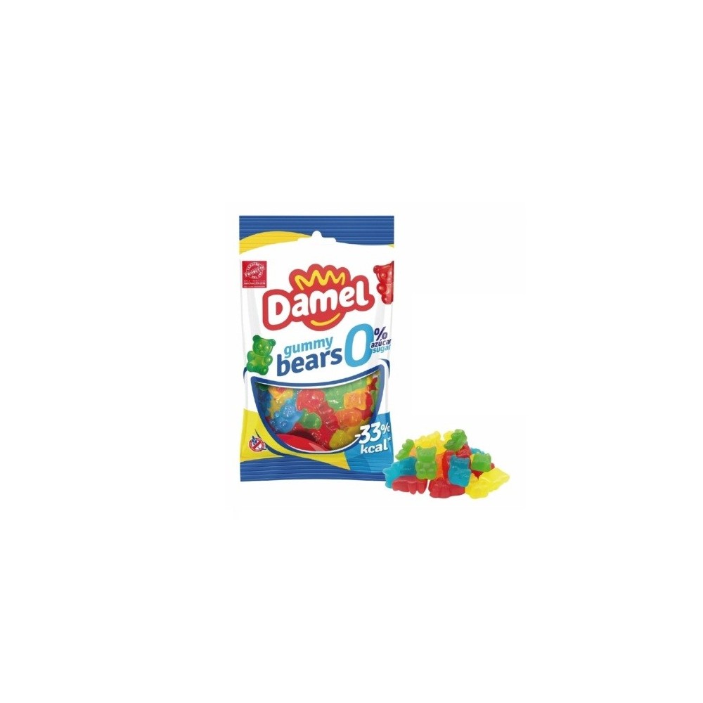 Golosinas sin azúcar Damel Ositos surtidos bolsita 90gr. - Imagen 3