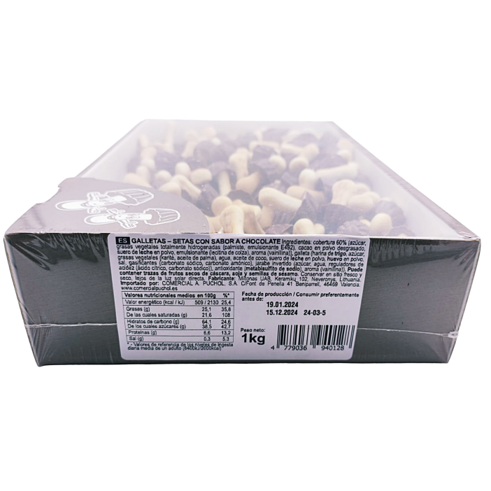 Lozano Setas con chocolate 1kg. - Imagen 2