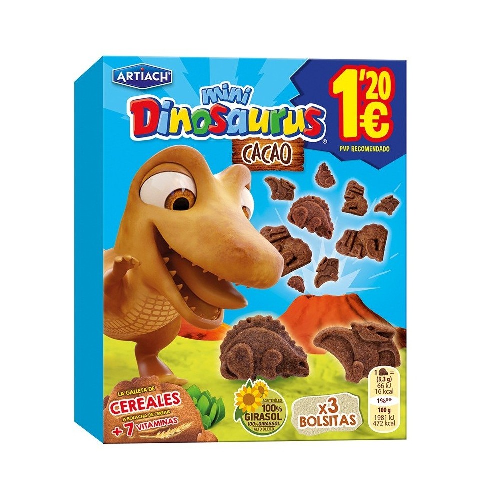 Mini Dinosaurus CACAO 120gr. x 12u. - Imagen 2