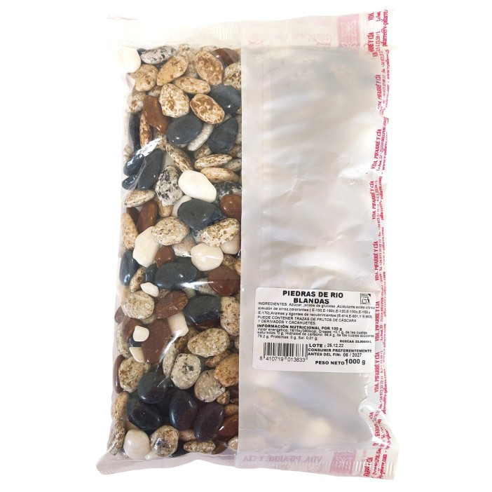 Pifarré Piedras de río BLANDAS caramelo masticable 1Kg. - Imagen 4