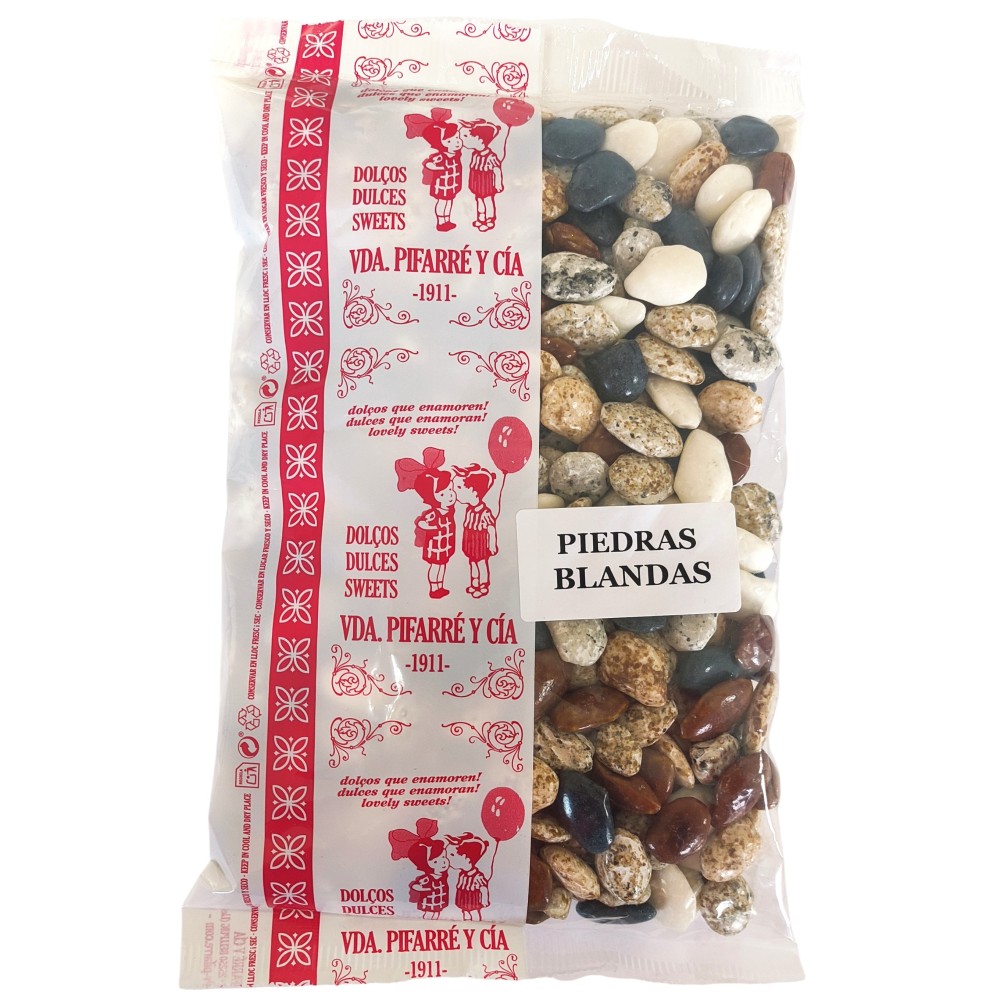 Pifarré Piedras de río BLANDAS caramelo masticable 1Kg. - Imagen 6
