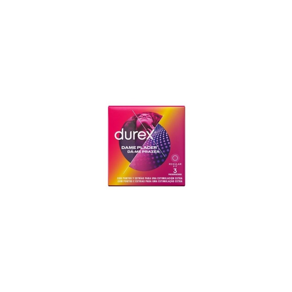 Preservativos Durex Dame Placer 3u. Bandeja 24u. - Imagen 2