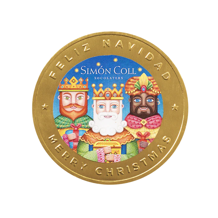 Simón Coll Medallón chocolate REYES MAGOS 100mm x 15u.