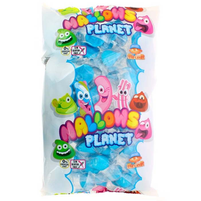 Top candy Mallows envueltos BOLAS AZULES 110u.
