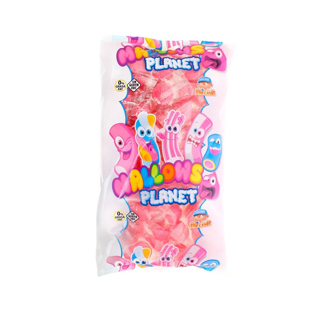 Top candy Mallows envueltos BOLAS ROSAS 110u. - Imagen 4