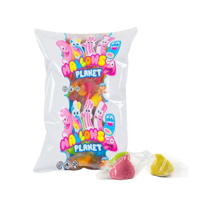 Top candy Mallows envueltos BOLAS SURTIDAS 110u.