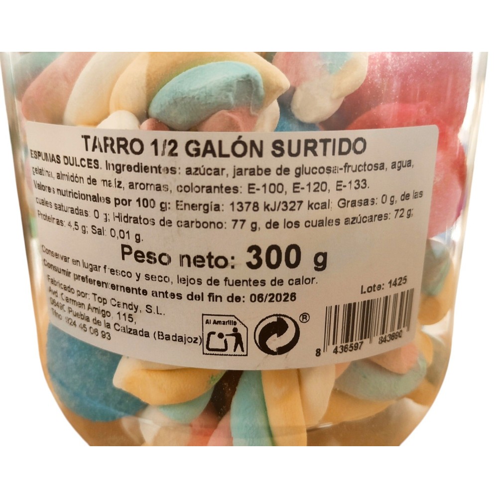 Top candy Tarro Gourmet Mallows 300gr. - Imagen 4